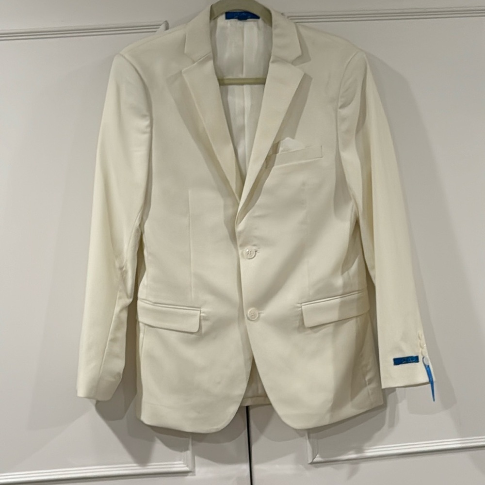 Sean Alexander White Sport Coat or Jacket Size 36S/30W New With Tags